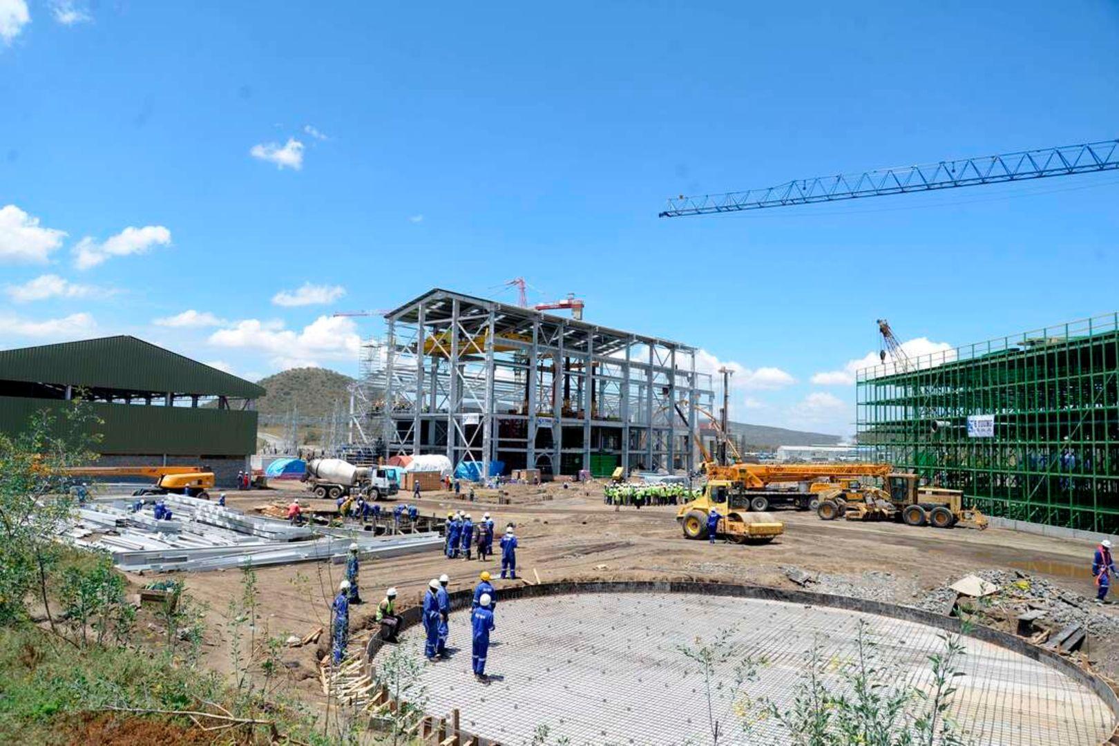 Travaux de maçonnerie sur un chantier